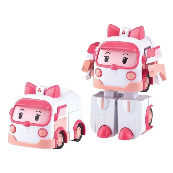 POLI MRT-0651 Robar Transforming Robot Figür Amber -Necot