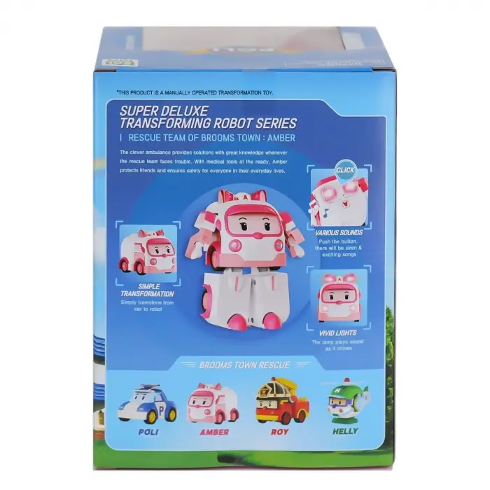 POLI MRT-687 ROBAR POLİ BÜYÜK TRANSFORMİNG ROBOT AMBER SESLİ VE IŞIKLI