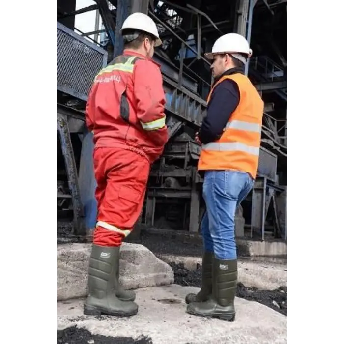 Pollyboot Vega 36 Numara Çelik Blu Çizme Poliüratan