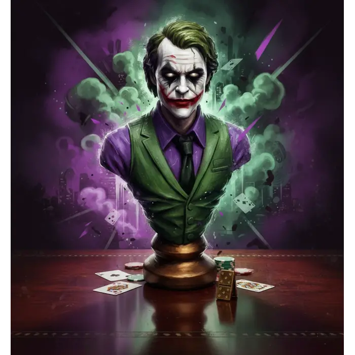 Polyester Joker Figür