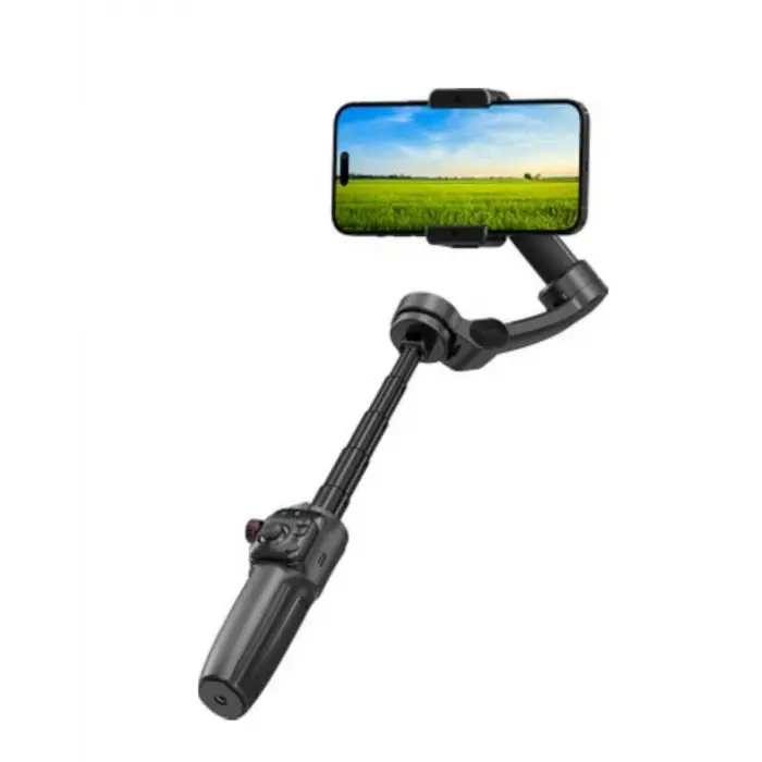 Profesyonel Telefon Gimbal Stabilizer 3 Axis Video Sabitleyici Vlog Tripod