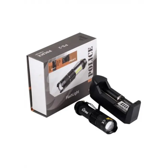 Ps-2 Cree Q5 Led Şarjlı El Feneri