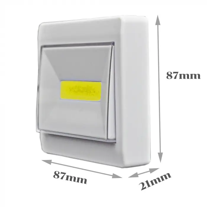 Ps-801 Cob Ledli Mıknatıslı Yapışkanlı Lamba