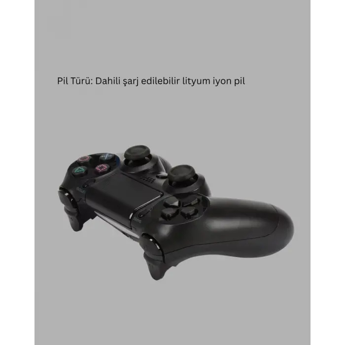 PS4 Uyumlu Kablosuz Oyun Kolu – Gerçekçi Titreşimli Geri Bildirim