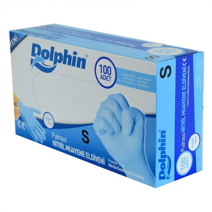 Pudrasız Mi Nitril Eldiven Küçük Boy (S) 100 Lü Paket