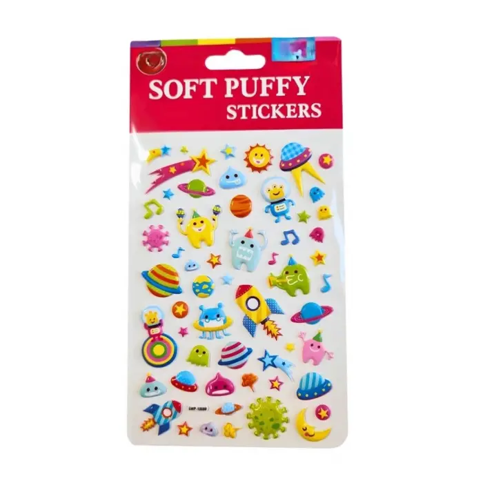 Puffy Stickers Space