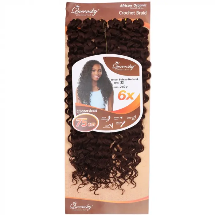 QueenSky Afro Daası  / 75cm / 240gr / Kahverengi