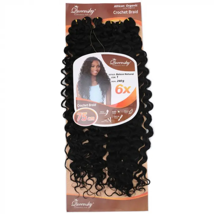 QueenSky Afro Daası  / 75cm / 240gr / Siyah