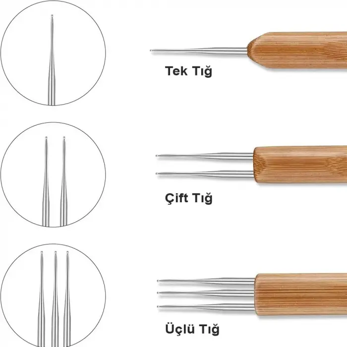 Rasta Tığı Çift Taraflı / 0.50mm