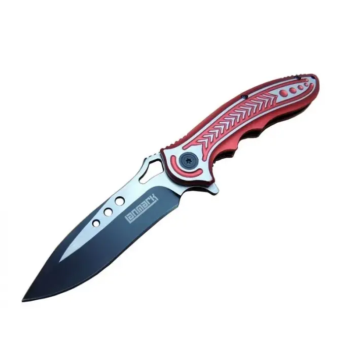 Rd T60a Kamp Çakı 20 Cm - Kırmızı Sap, Otomatik, Kemerlikli