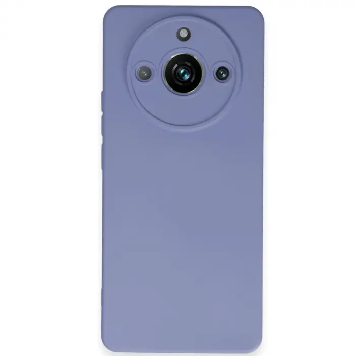 Realme 11 Pro Kılıf Nano İçi Kadife Silikon - Lila