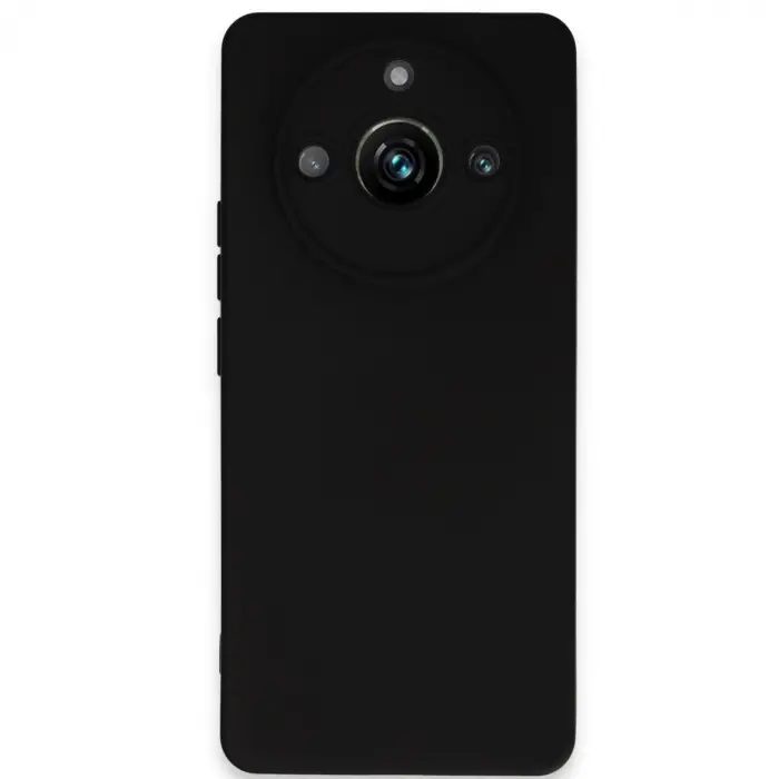 Realme 11 Pro Kılıf Nano İçi Kadife Silikon - Siyah