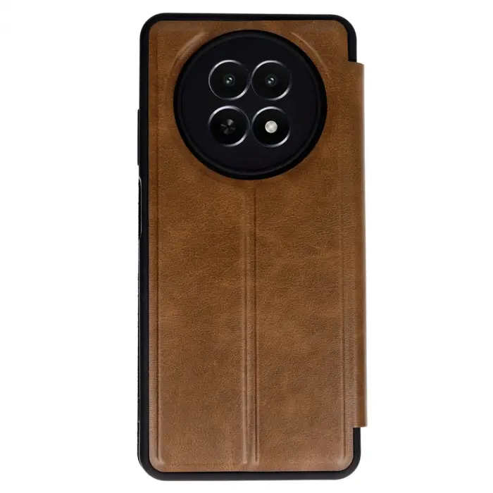 Realme 12 5g Kılıf Flip Cover - Taba