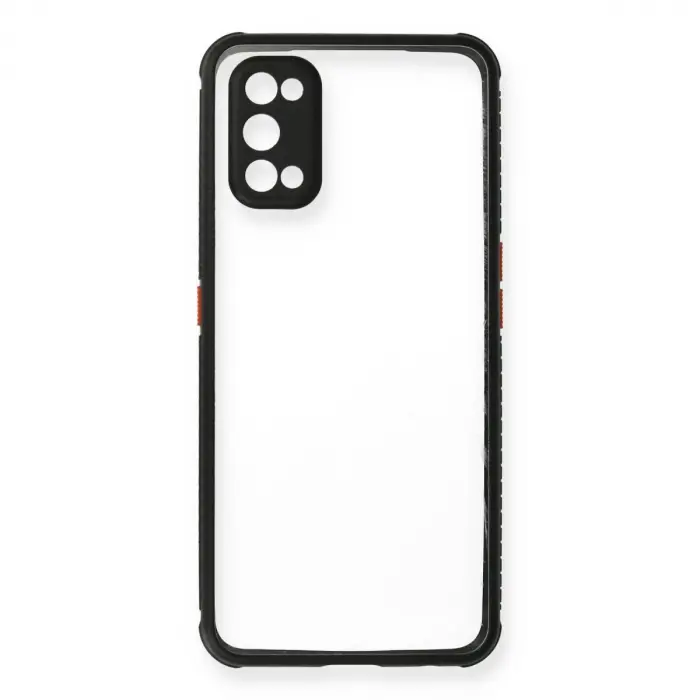 Realme 7 Pro Kılıf Miami Şeffaf  - Siyah