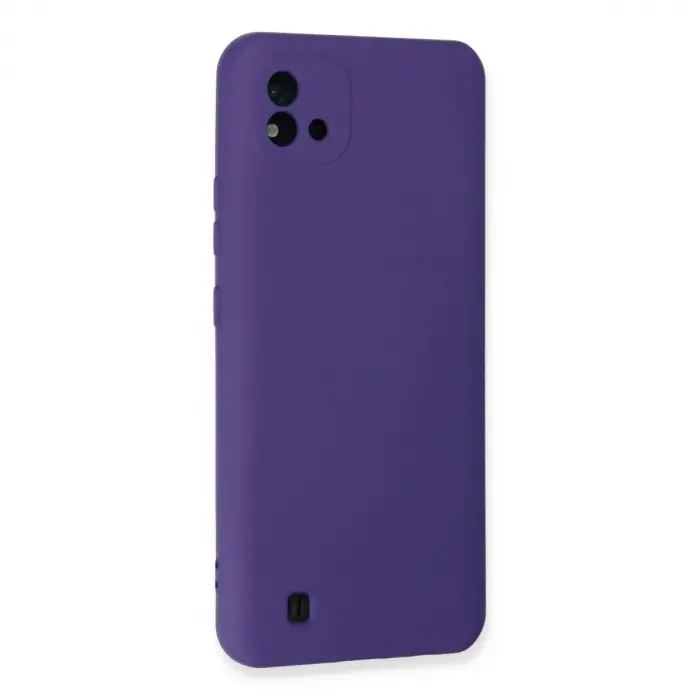 Realme C11 2021 Kılıf Nano İçi Kadife  - Mor