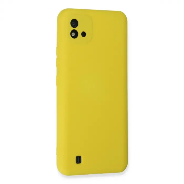 Realme C11 2021 Kılıf Nano İçi Kadife  - Sarı