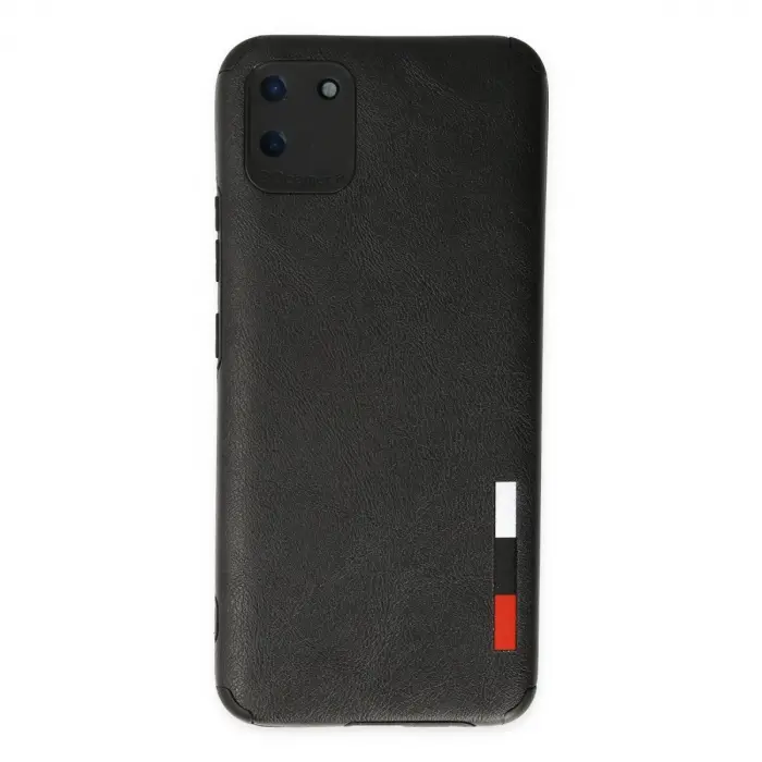 Realme C11 Kılıf Loop Deri Silikon - Siyah