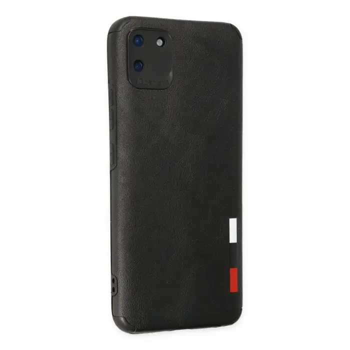 Realme C11 Kılıf Loop Deri  - Siyah