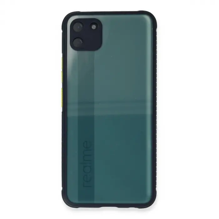 Realme C11 Kılıf Miami Şeffaf  - Lacivert