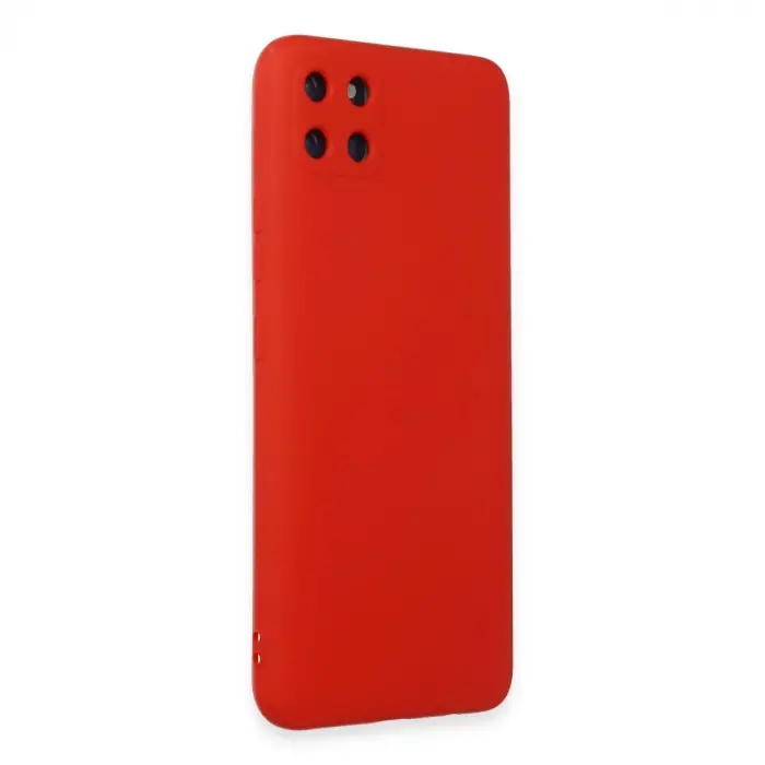 Realme C11 Kılıf Nano İçi Kadife  - Kırmızı