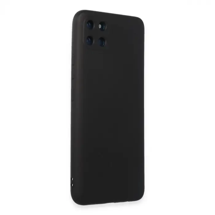 Realme C11 Kılıf Nano İçi Kadife  - Siyah
