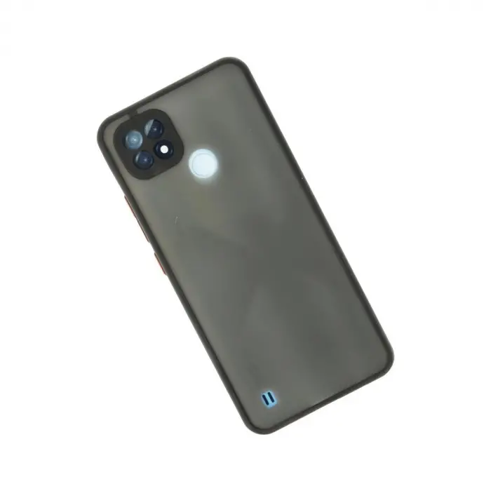 Realme C21 Kılıf Montreal  Kapak - Siyah