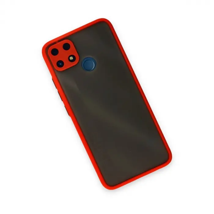 Realme C25 Kılıf Montreal  Kapak - Kırmızı