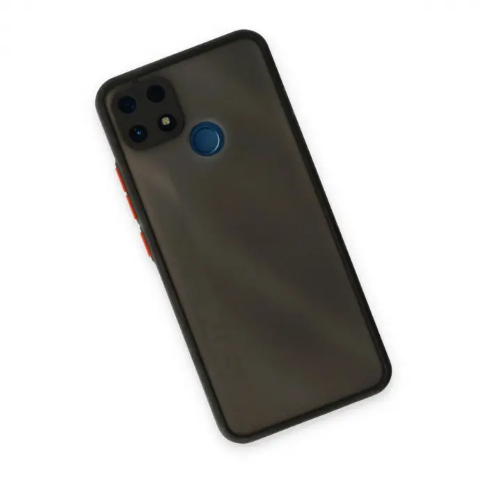 Realme C25 Kılıf Montreal  Kapak - Siyah