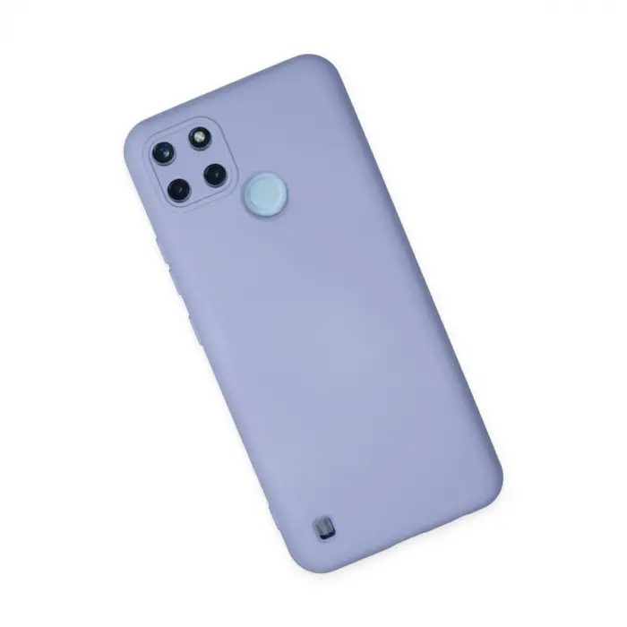 Realme C25y Kılıf Nano İçi Kadife  - Lila