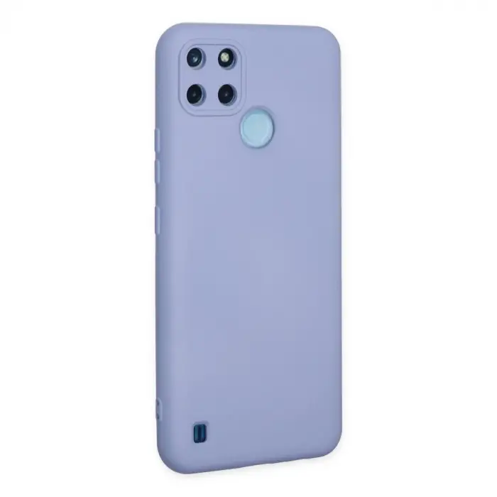 Realme C25y Kılıf Nano İçi Kadife  - Lila
