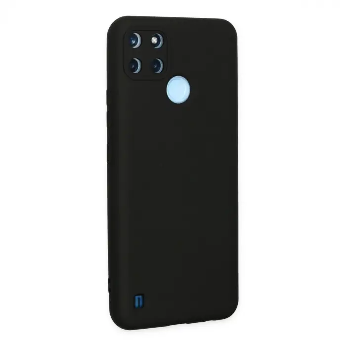 Realme C25y Kılıf Nano İçi Kadife  - Siyah