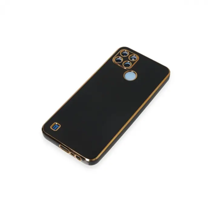 Realme C25y Kılıf Volet  - Siyah