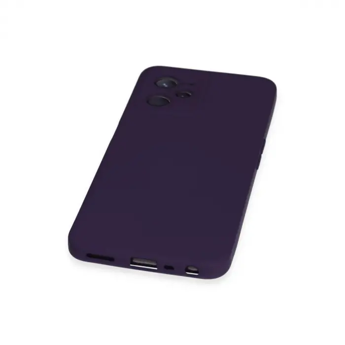 Realme C35 Kılıf Nano İçi Kadife  - Mor