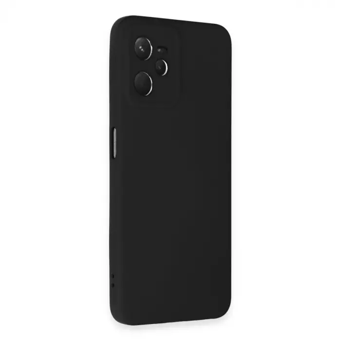 Realme C35 Kılıf Nano İçi Kadife  - Siyah