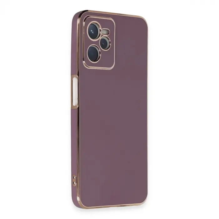 Realme C35 Kılıf Volet  - Mor