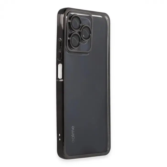 Realme C53 Kılıf  Lensli  - Siyah