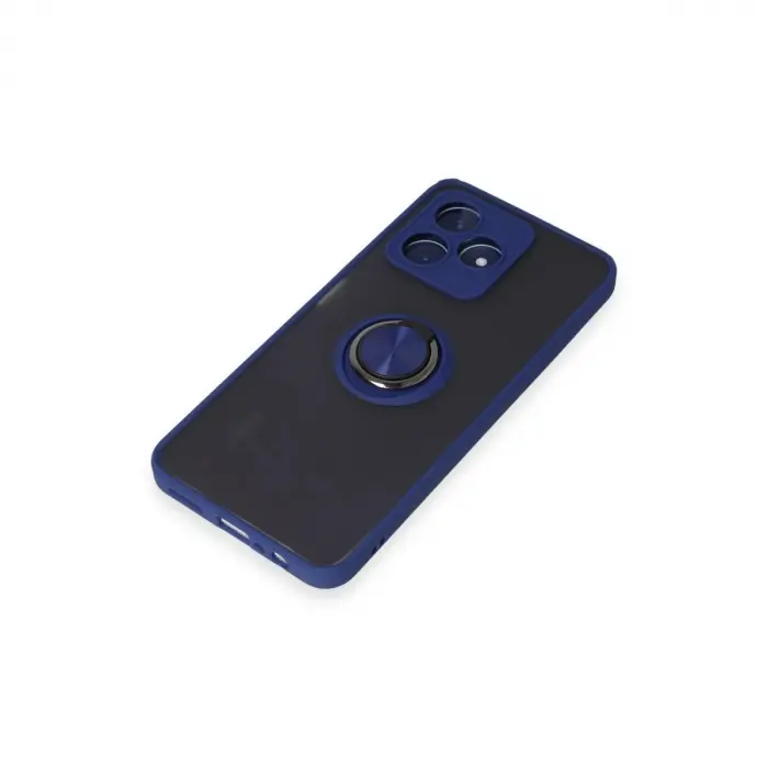 Realme C53 Kılıf Montreal Yüzüklü  Kapak - Lacivert