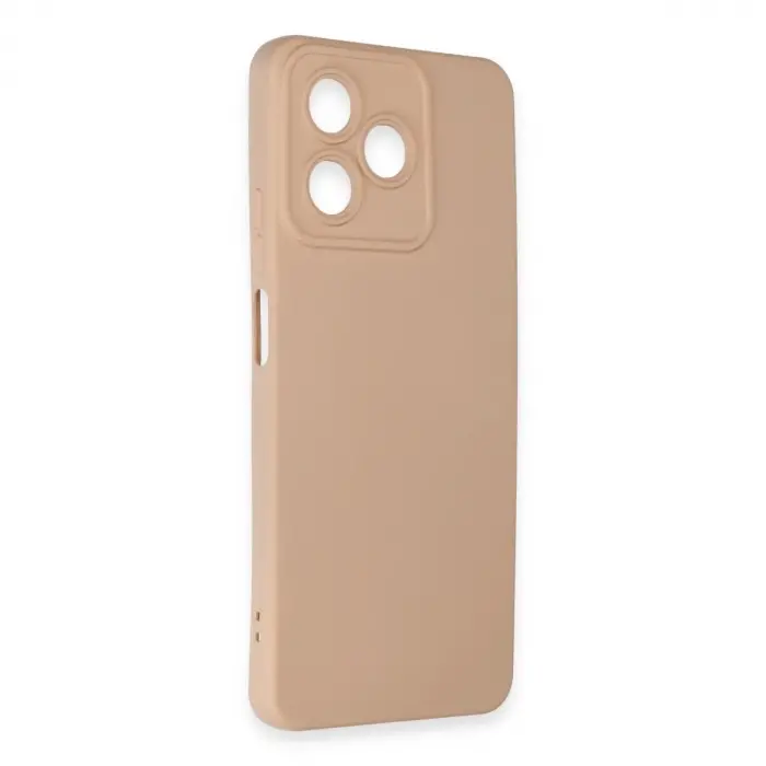 Realme C53 Kılıf Nano İçi Kadife  - Pudra