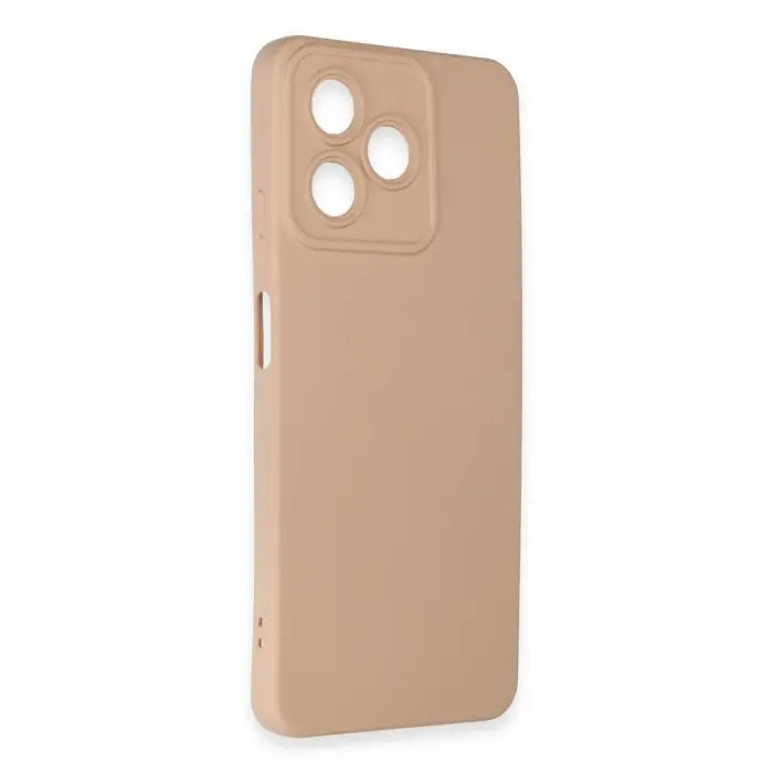 Realme C53 Kılıf Nano İçi Kadife  - Pudra