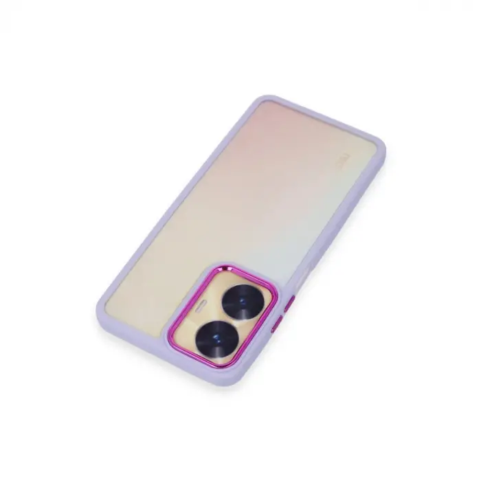Realme C55 Kılıf Dora Kapak - Lila