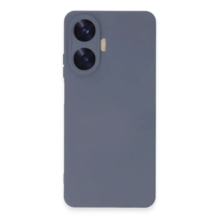 Realme C55 Kılıf Nano İçi Kadife  - Gri