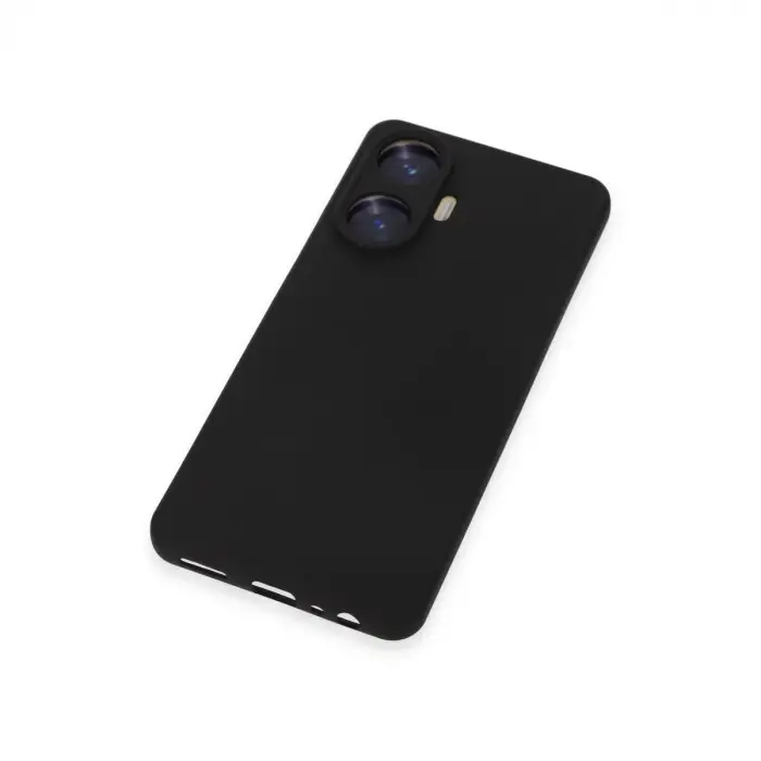 Realme C55 Kılıf Nano İçi Kadife  - Siyah