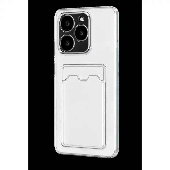 Realme C61 Kılıf Kart Şeffaf  - Şeffaf