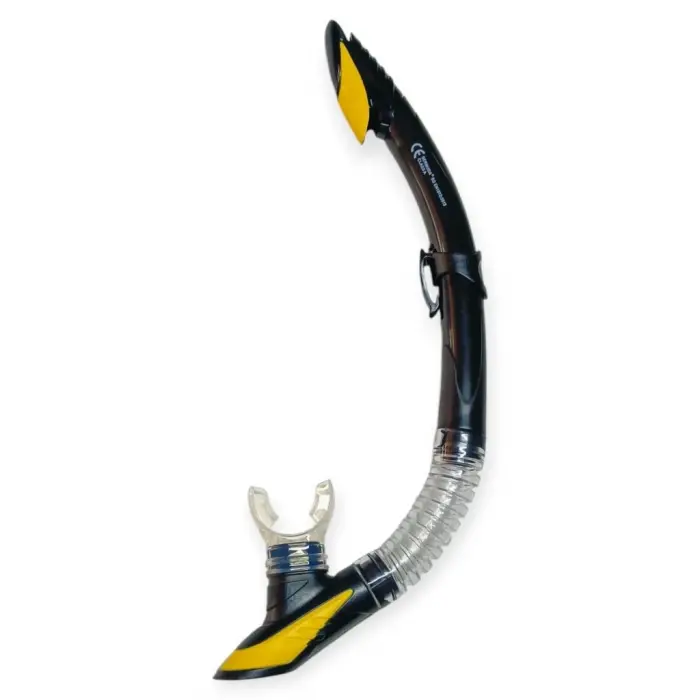 red Camlı Premium  Dalış Maskesi ve Snorkel Yetişkin - Sarı - 1 ADET