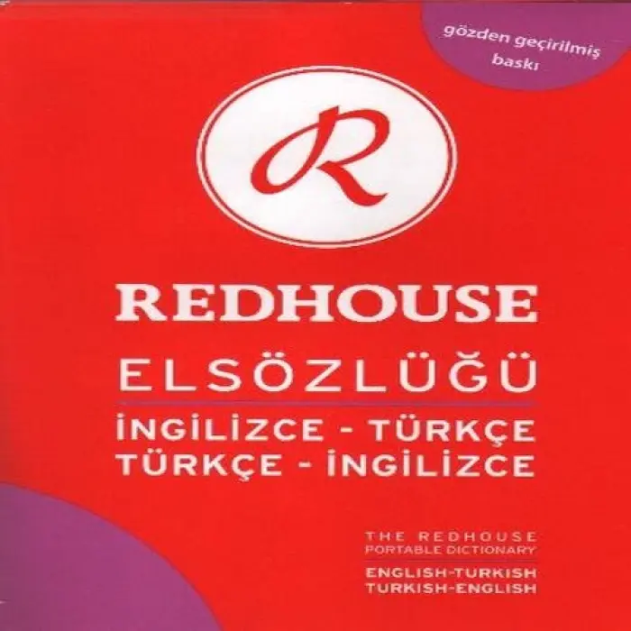 Redhouse El Sözlüğü İngilizce Türkçe Türkçe İngilizce (RS-005)