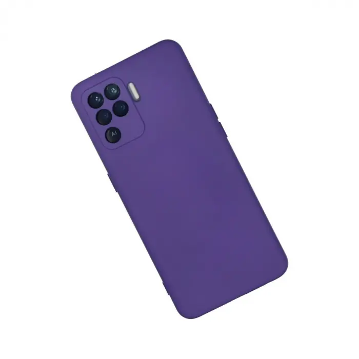 Reno 5 Lite Kılıf Nano İçi Kadife  - Mor