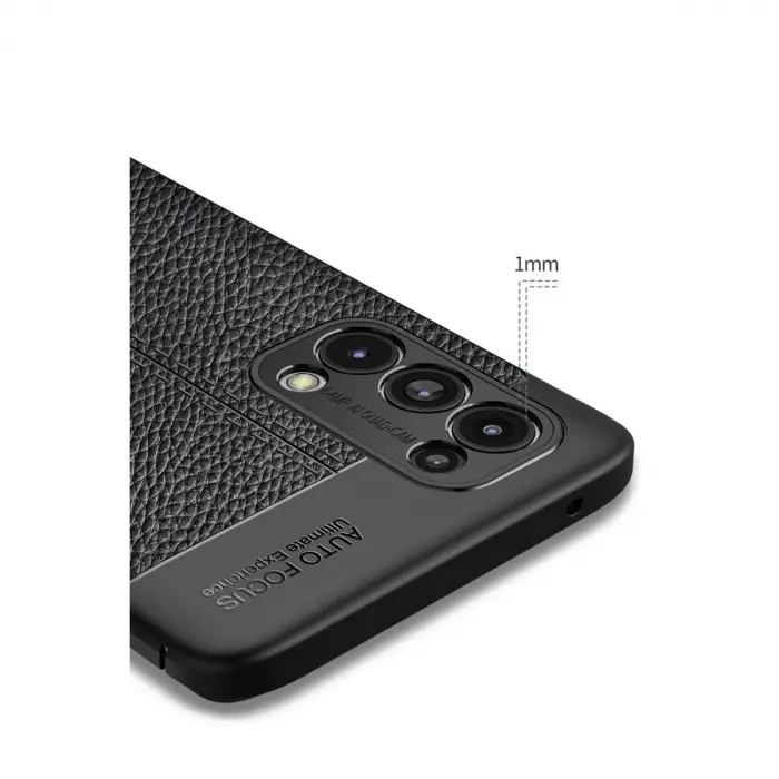 Reno 5 Pro Kılıf Auto Fus Kapak - Lacivert