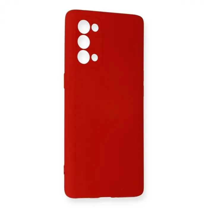 Reno 5 Pro Kılıf Nano İçi Kadife  - Kırmızı