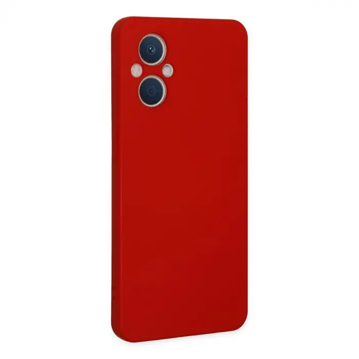 Reno 7 Lite Kılıf Nano İçi Kadife  - Kırmızı