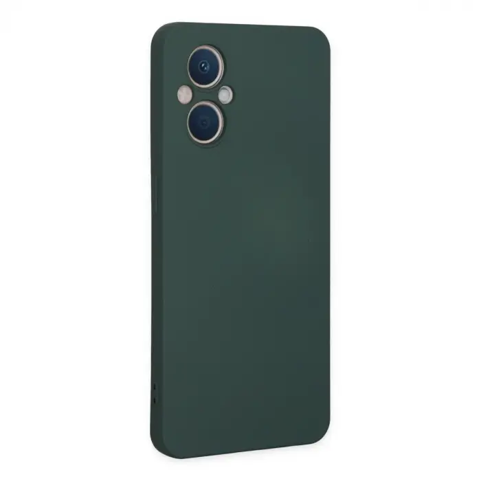 Reno 7 Lite Kılıf Nano İçi Kadife  - Koyu Yeşil